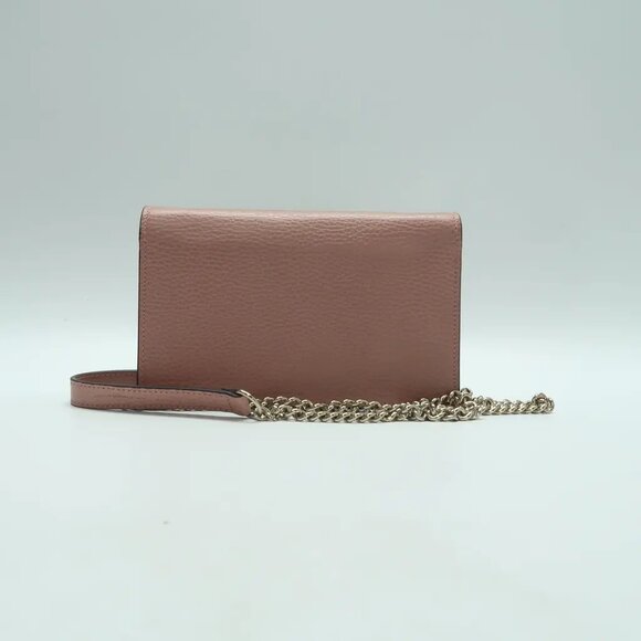 GUCCI Interlocking Pink Leather Shoulder Bag 643-040825 - Picture 2 of 12